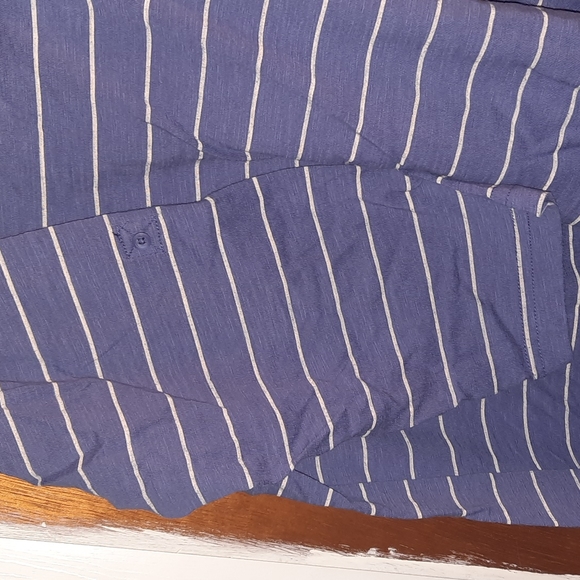 Field & Stream purple with light purple grayish stripe. 3/4 sleeve. Size 2XL - Picture 4 of 5
